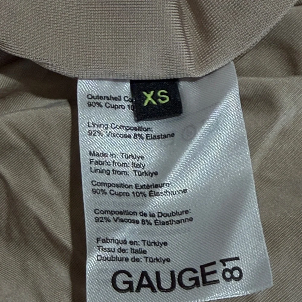 NWT Gauge81 Himeji Cupro quicksand mini skirt